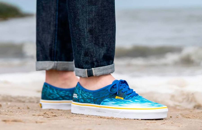 Giày Vans Blue - Thiên đường của những kiểu dáng thời trang ngày hè