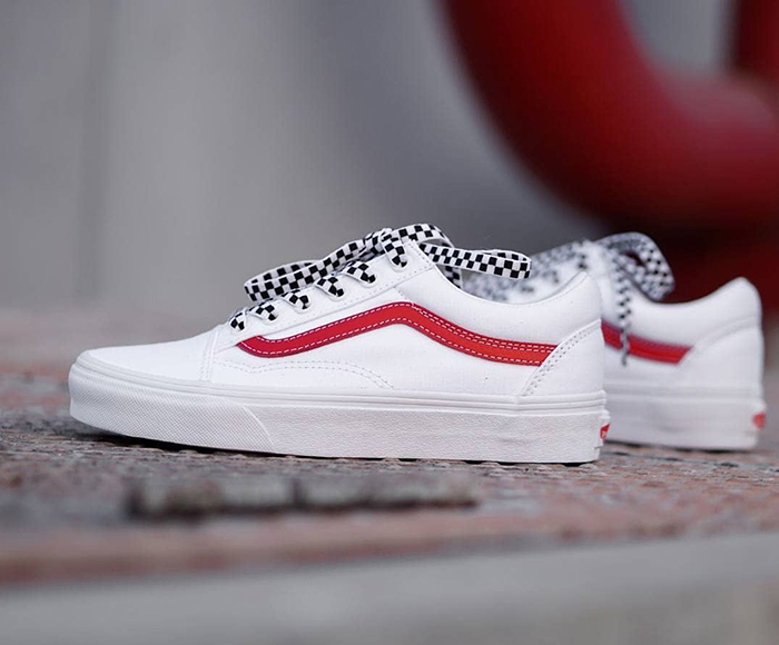 Khai phá những thiết kế giày Vans Old Skool full trắng cực phong cách 