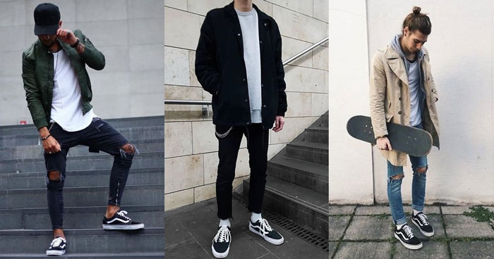 Bí quyết mix đồ chuẩn men với giày Vans Old Skool nam