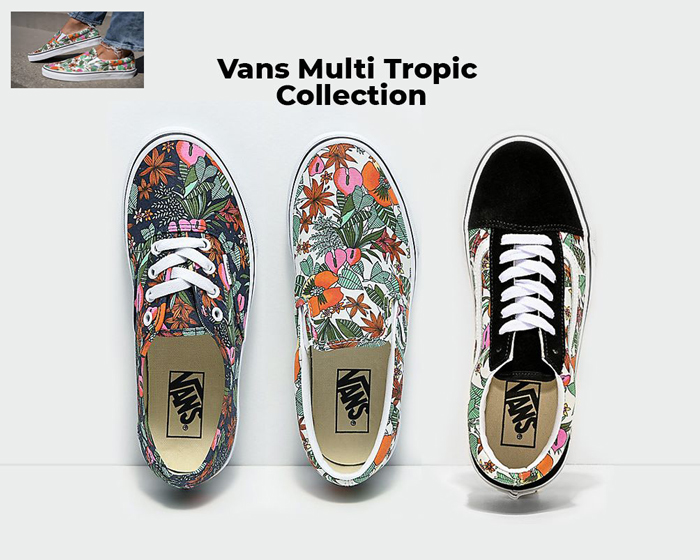 Du xuân cùng điểm nhấn nữ tính qua giày Vans in hoa