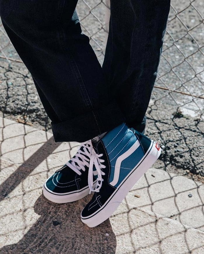 Những mẫu giày Vans nam xanh navy được ưa chuộng nhất hiện nay