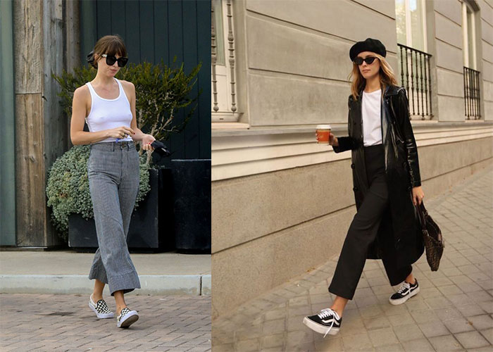 Làm nóng các công thức mix giày Vans quần âu của giới sành điệu