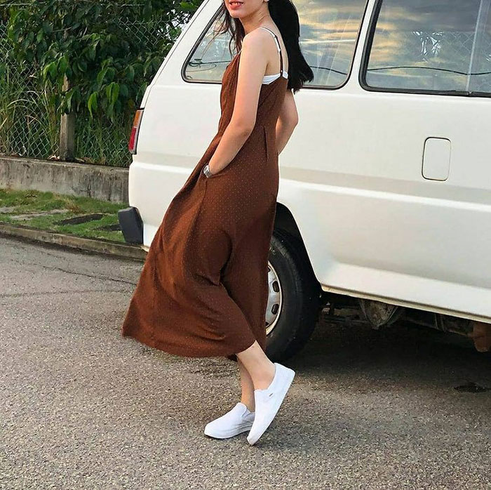 Giày Vans trắng nữ mang nét năng động và tươi vui trên từng outfit 