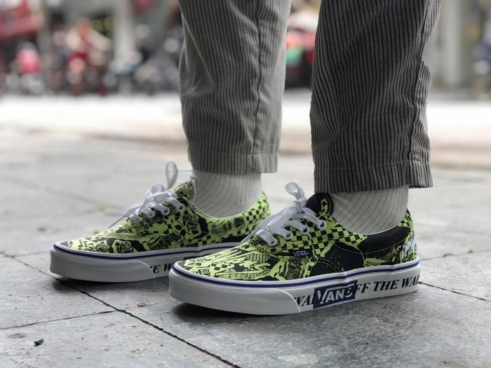 Thoát ra khỏi vùng an toàn với giày Vans xanh lá cây