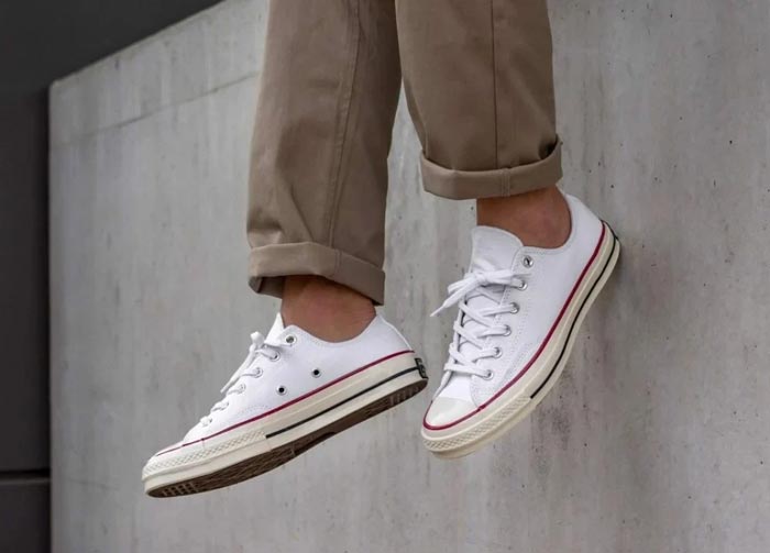 Giày Converse Chuck Taylor 1970s White Low biểu tượng của thời trang