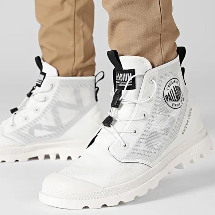 Giày Palladium Pampa Lite Travel VT - Khám phá chất outdoor qua gam trắng tinh khôi 