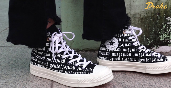 Mục sở thị các mẫu giày sneaker Converse cổ cao đen đầy tính uy quyền 