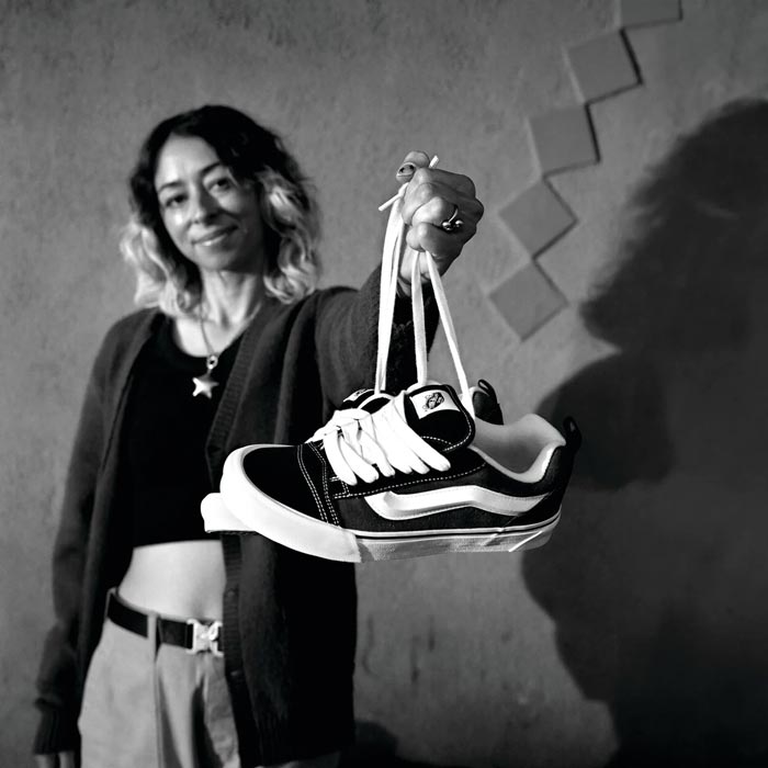 Giày Vans Knu Skool phối đồ với công thức chuẩn streetstyle