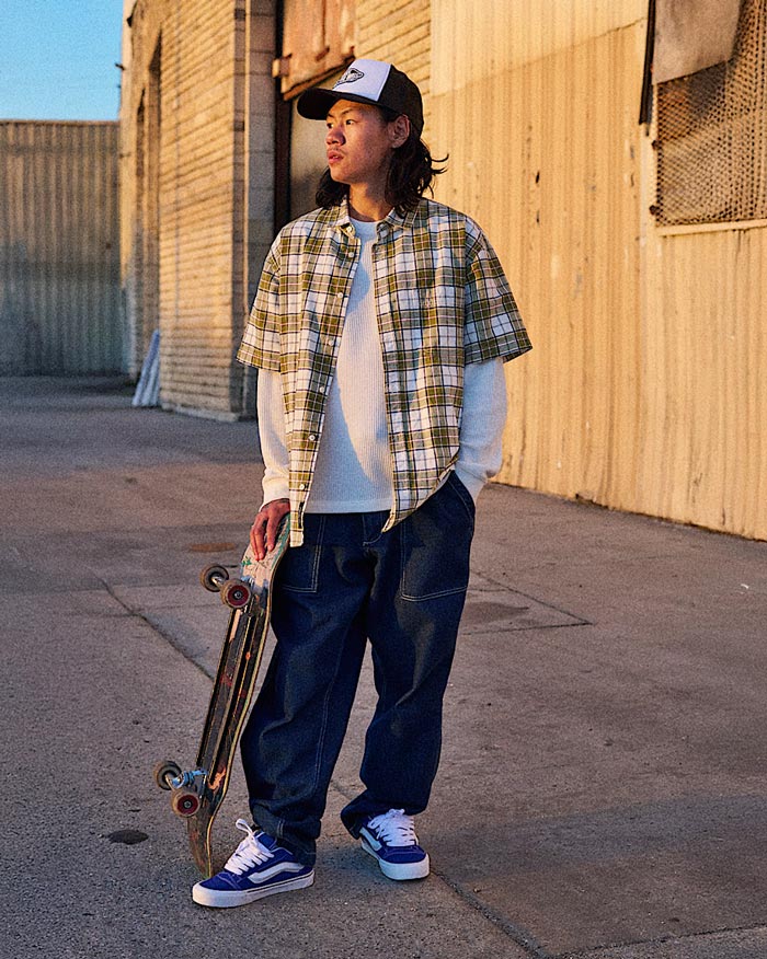 Giày Vans Knu Skool phối đồ với công thức chuẩn streetstyle