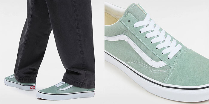 Sành điệu hơn mỗi ngày với giày Vans Old Skool xanh lá