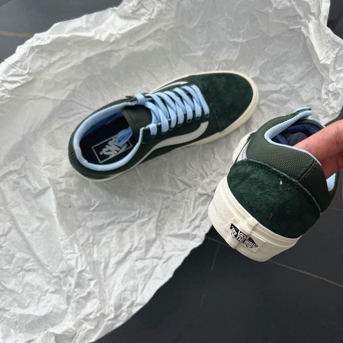 Sành điệu hơn mỗi ngày với giày Vans Old Skool xanh lá