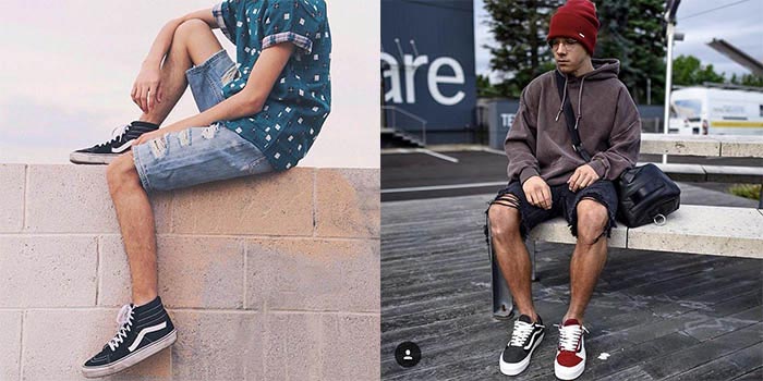 Cách phối giày Vans với quần jeans dạo phố ngày thu