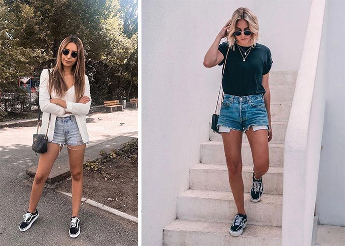 Cách phối giày Vans với quần jeans dạo phố ngày thu