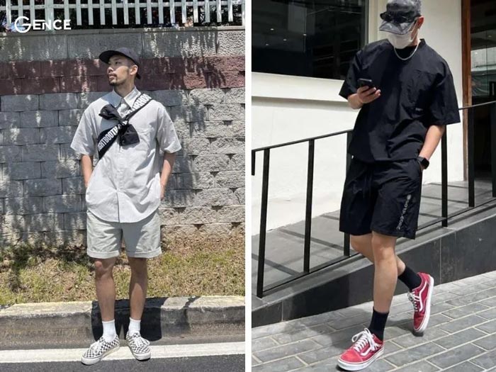 Giày Vans với quần short – Combo cho những outfit năng động 