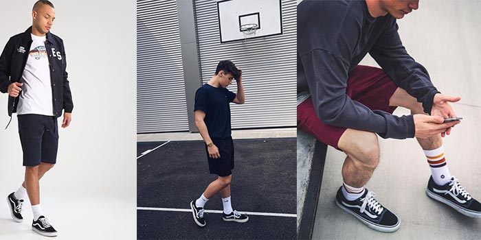 Giày Vans với quần short – Combo cho những outfit năng động 