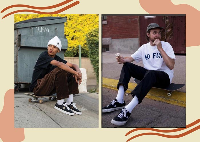 Xuống phố cực chất cùng giày Converse cổ thấp phối đồ nam 