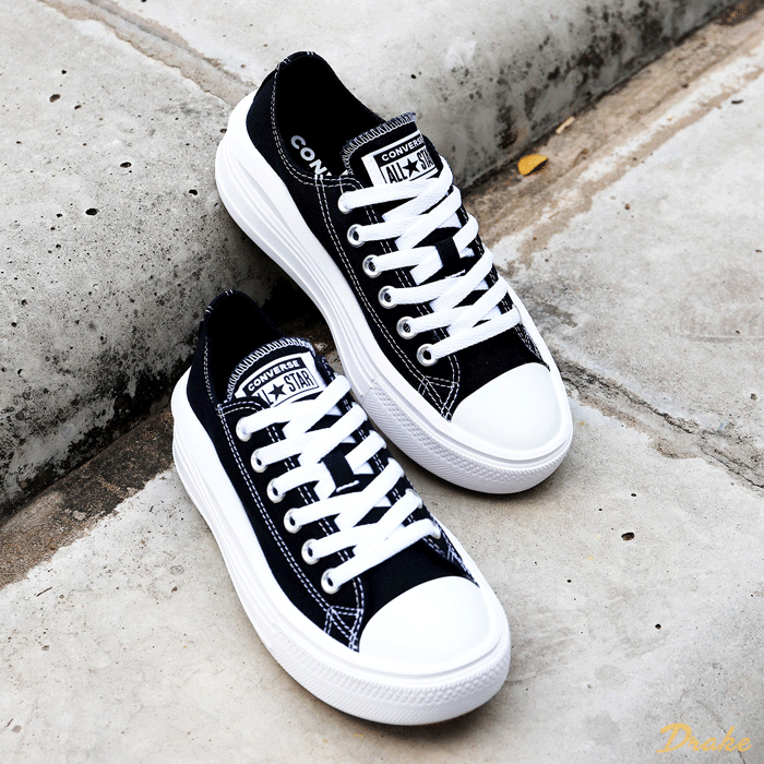 Hoá thân thành cô nàng “trendy” với giày Converse nữ cổ thấp màu đen