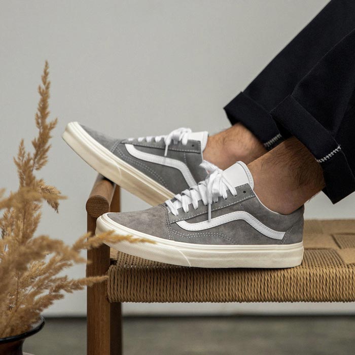 Sức hút mãnh liệt từ những đôi giày Vans Old Skool màu xám