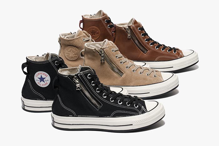 Giày Converse cổ cao khóa kéo – Khi đôi giày quen thuộc kết hợp cùng những chiếc zipper