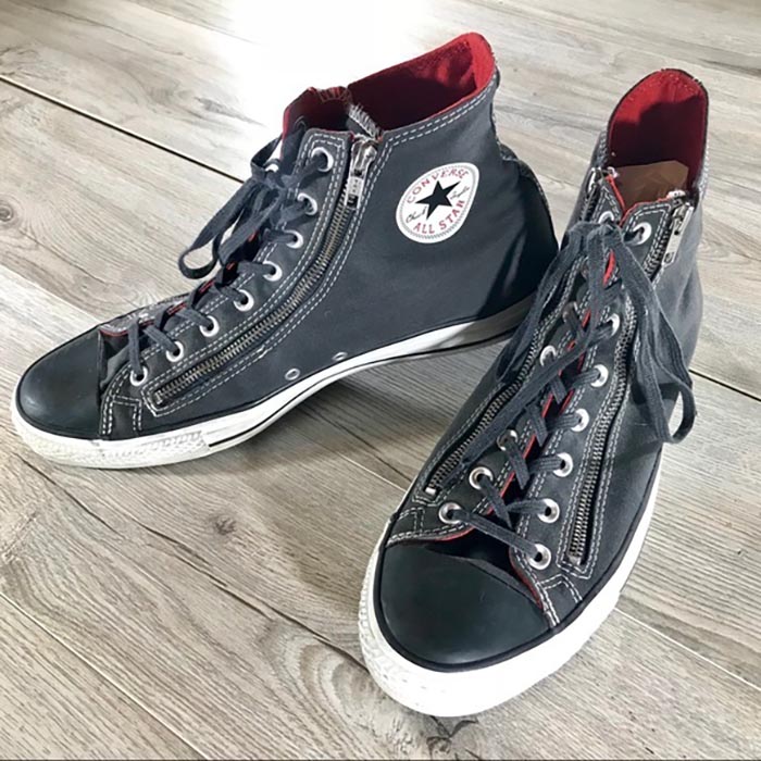 Giày Converse cổ cao khóa kéo – Khi đôi giày quen thuộc kết hợp cùng những chiếc zipper