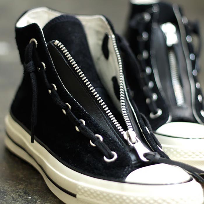 Giày Converse cổ cao khóa kéo – Khi đôi giày quen thuộc kết hợp cùng những chiếc zipper