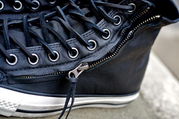 Giày Converse cổ cao khóa kéo – Khi đôi giày quen thuộc kết hợp cùng những chiếc zipper