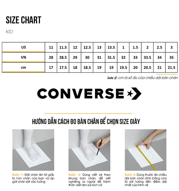 Giày Converse em bé – Những item xinh xắn cho các bạn nhỏ đáng yêu