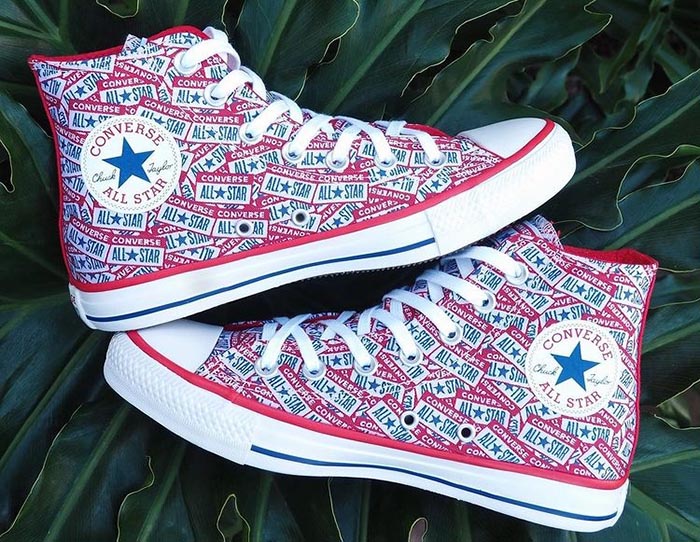 Những mẫu giày Converse nữ hoa văn đẹp không lối thoát