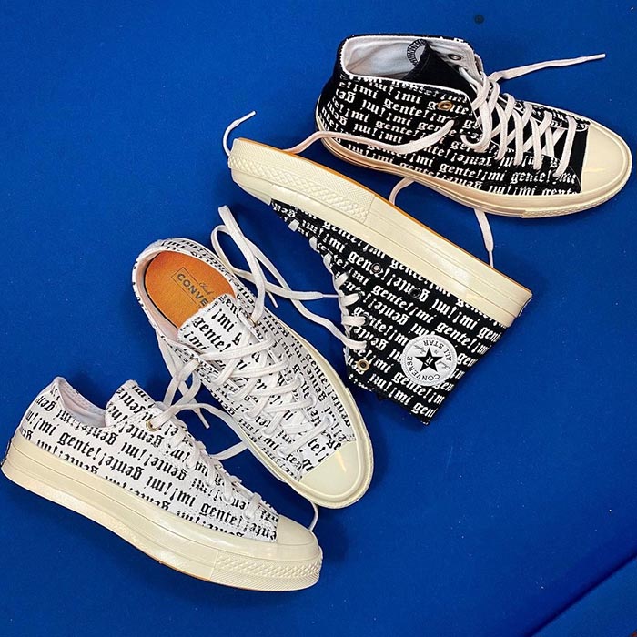 Những mẫu giày Converse nữ hoa văn đẹp không lối thoát