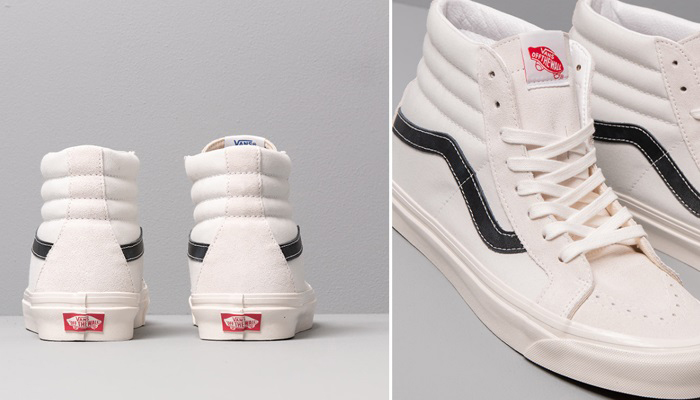 Làm bật tông outfit với loạt giày Vans trắng cổ cao