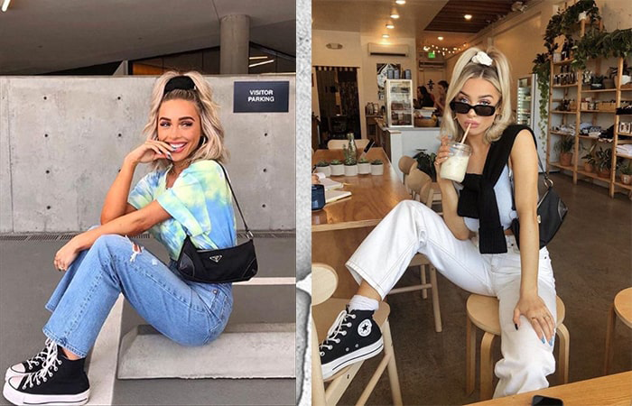Giày Converse kết hợp với trang phục gì cho nàng thêm hiện đại?