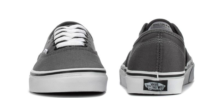 Giày Vans nam màu xám - Sắc màu trầm ấm dành riêng cho các chàng trai