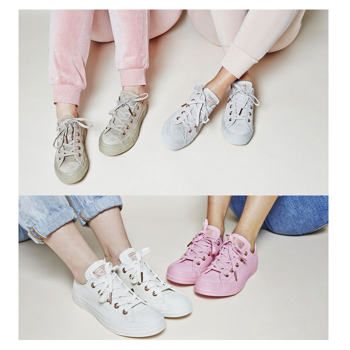 Đổi gió với  giày Converse nữ cổ thấp ngọt lịm