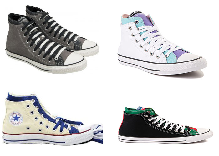 Lạ mắt và sành điệu cùng giày Converse 2 lớp