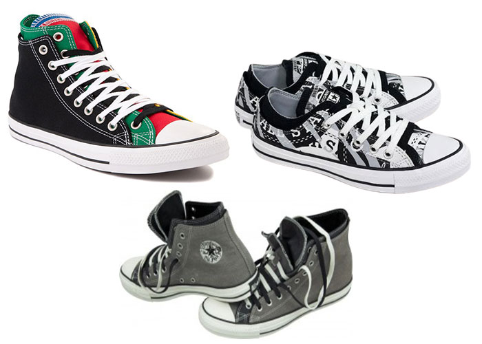 Lạ mắt và sành điệu cùng giày Converse 2 lớp