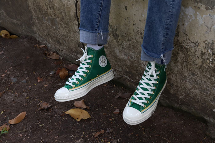 Giày  Converse xanh lá - Không chỉ là biểu tượng của niềm tin