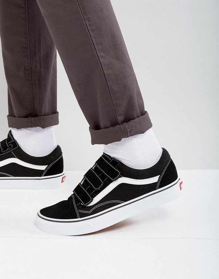Giày Vans quai dán – Thiết kế giày dán của những năm tháng học sinh
