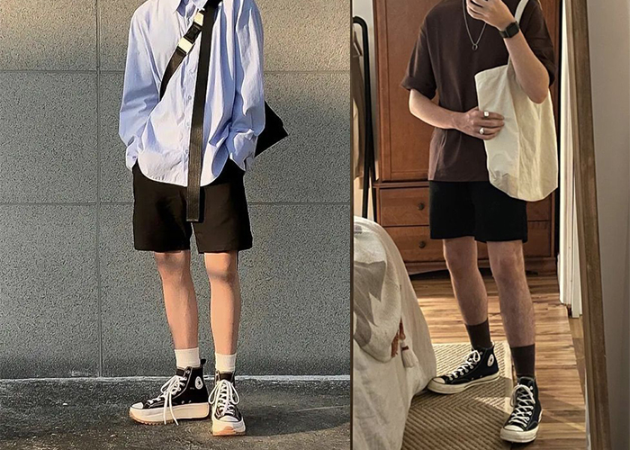 Kết hợp quần áo với giày Converse cao cổ nam sao cho chất?
