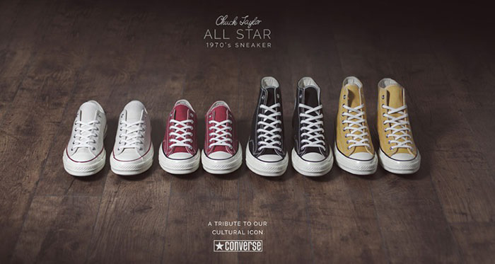 Đắm chìm trong những sắc màu giày Converse quên lối thoát
