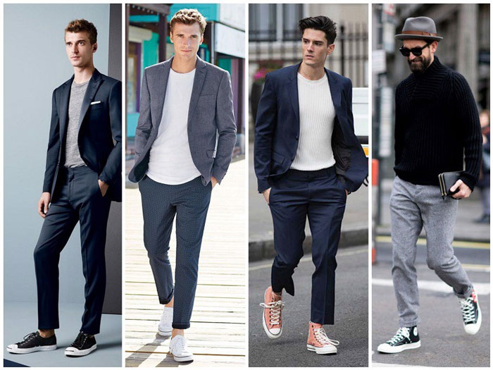 Mặc vest đi giày Converse để tạo nên phong cách không thể nhầm lẫn