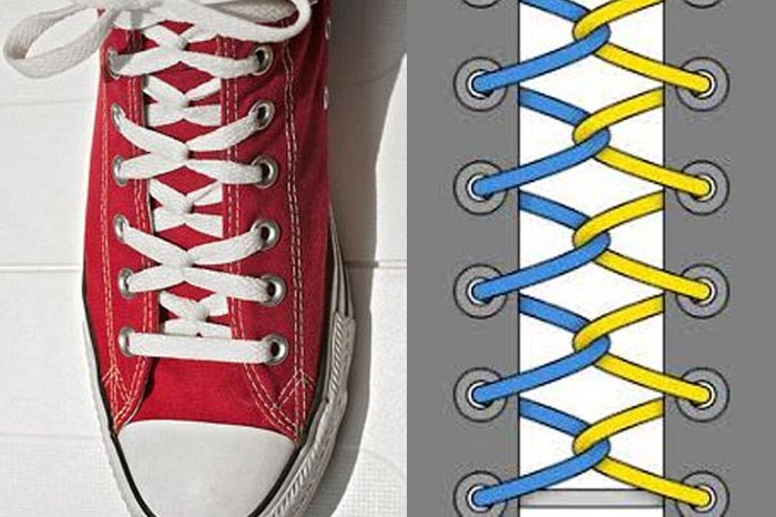 Những kiểu buộc dây giày Converse đẹp nhưng không cầu kỳ