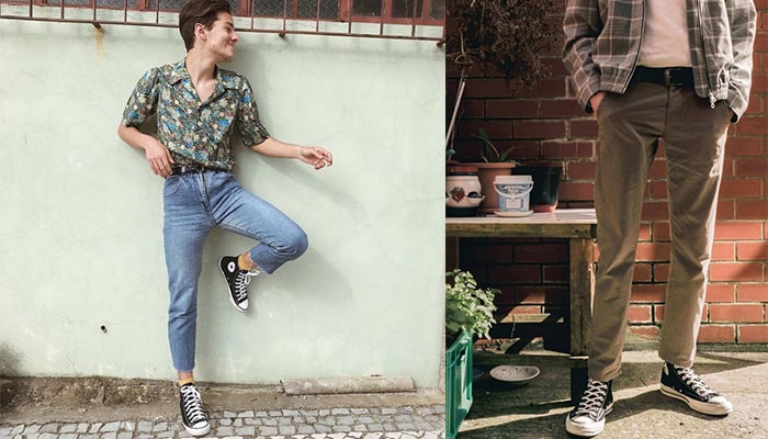 Những outfit với Converse cổ cao “cực cool” thổi tan ánh nắng mùa hè