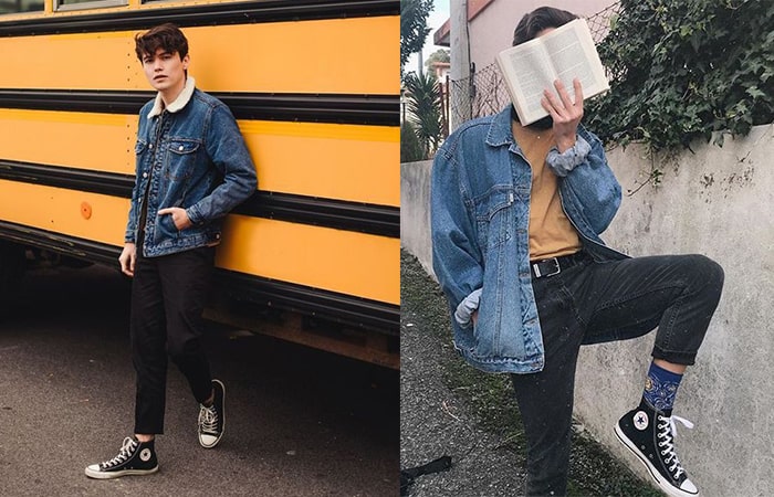 Những outfit với Converse cổ cao “cực cool” thổi tan ánh nắng mùa hè
