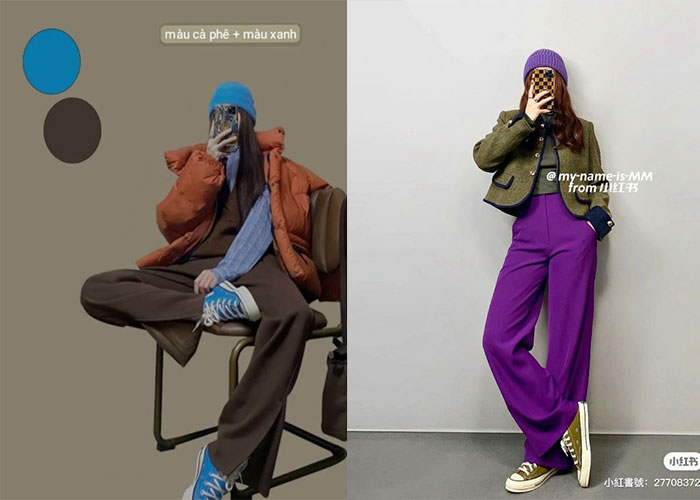Thưởng thức vẻ thanh lịch từ cách phối đồ với giày Converse cổ cao nữ