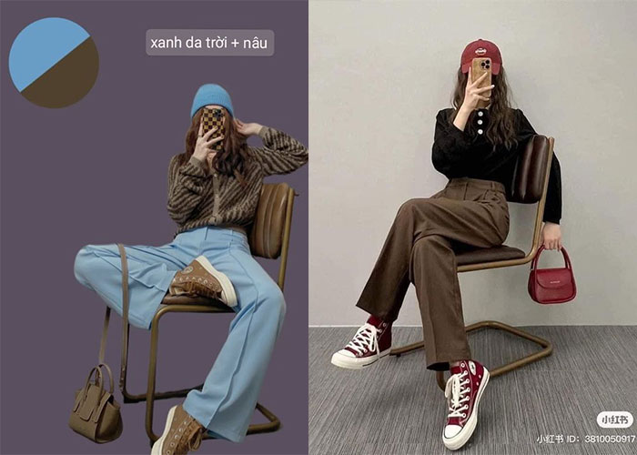 Thưởng thức vẻ thanh lịch từ cách phối đồ với giày Converse cổ cao nữ