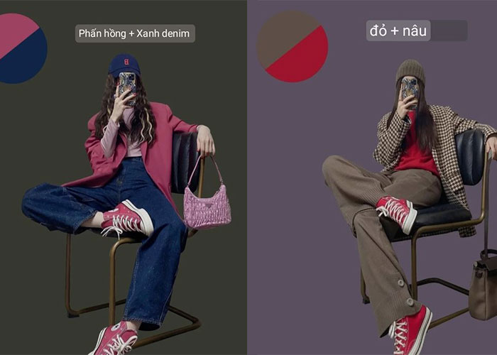 Thưởng thức vẻ thanh lịch từ cách phối đồ với giày Converse cổ cao nữ
