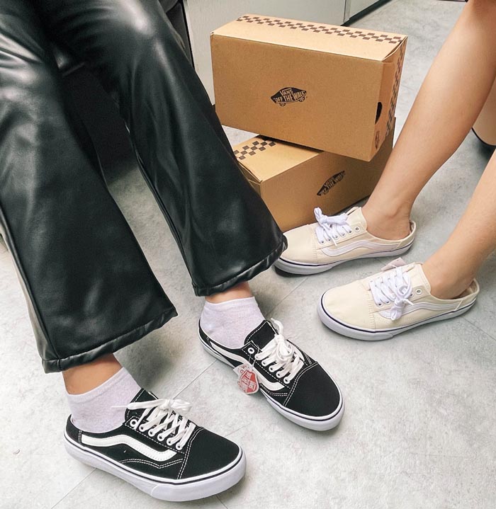 Giày sục Vans - Xu hướng mới mẻ của thời trang giày