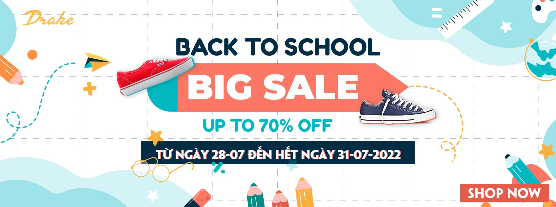 Back To School - Outfit sành điệu cùng triệu deal hời - Up to 70% all items