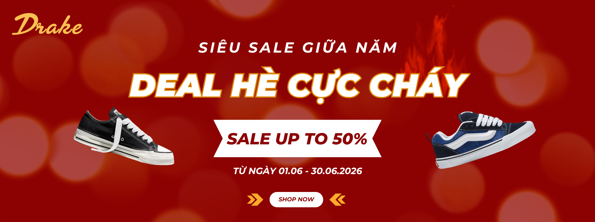 SIÊU SALE GIỮA NĂM - DEAL HÈ CỰC CHÁY - SALE UP TO 50% DRAKE VN
