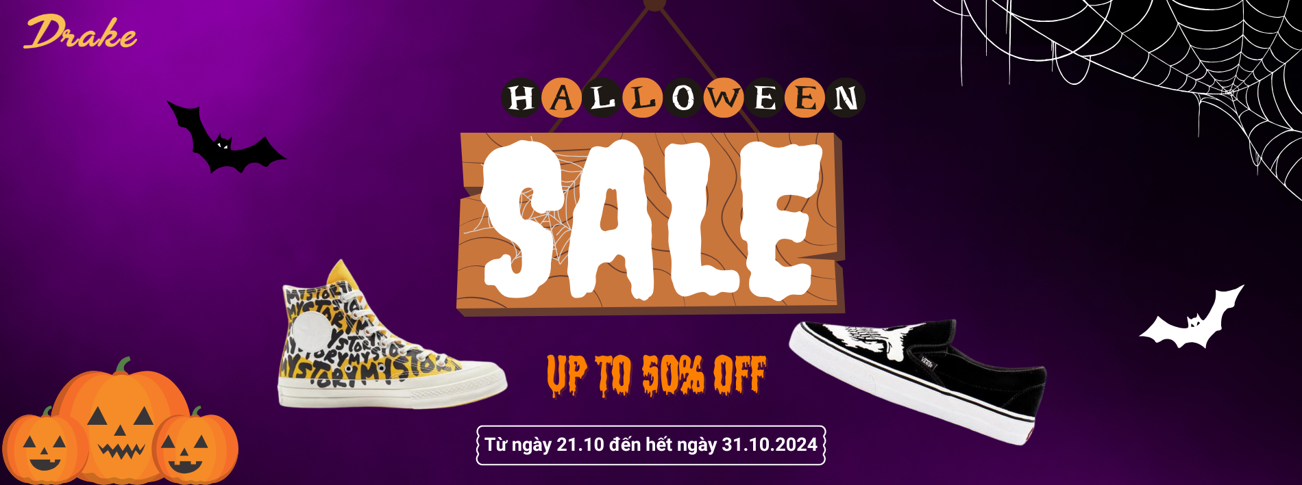 ĐẠI TIỆC HALLOWEEN SALE KINH HOÀNG 2024 